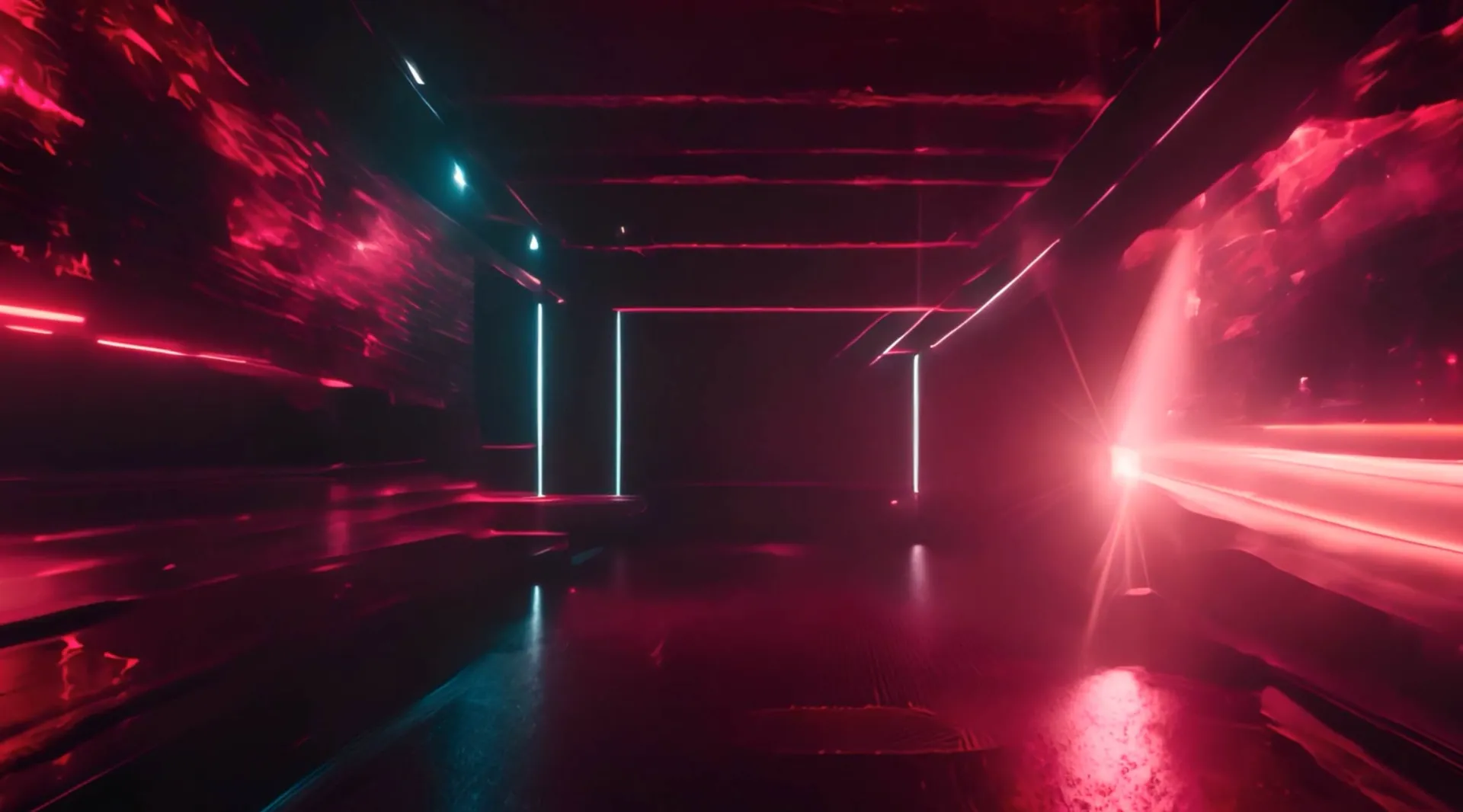 Cyberpunk Aesthetic Neon Tunnel Light Effects